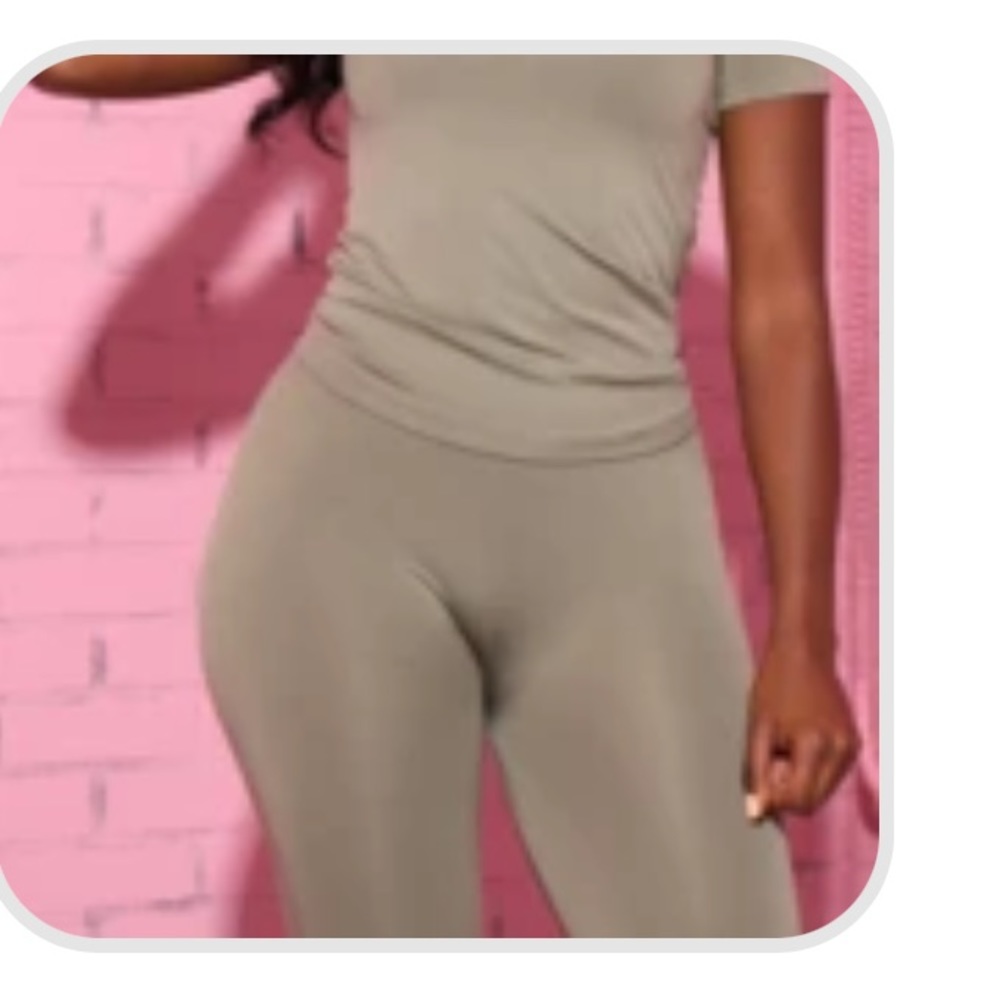 SWANK A POSH - Olive Biker Short Set